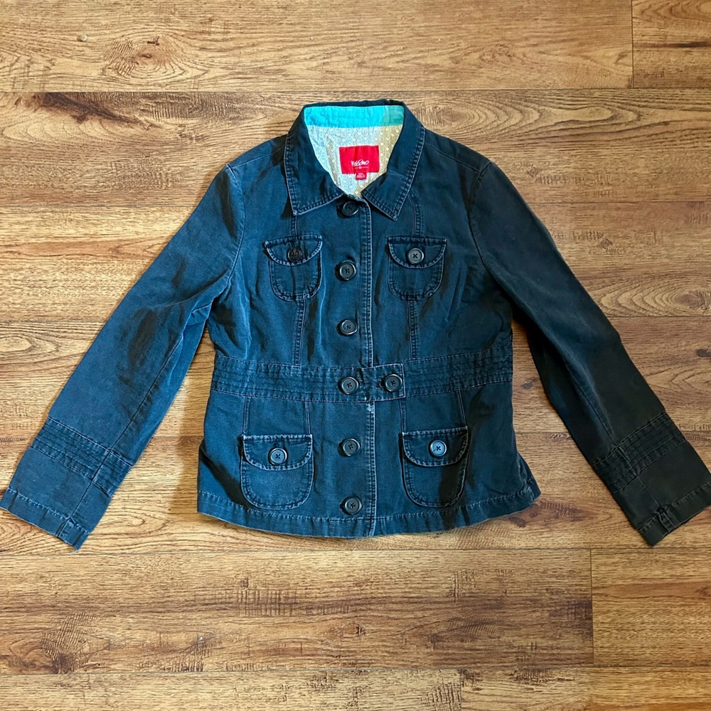 VINTAGE Y2K Mossimo Supply Co. Jean Jacket - Faded Black